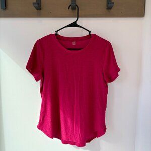 Beyond Yoga Women’s Short Sleeve Athletic Workout Top - Size Medium - Pink